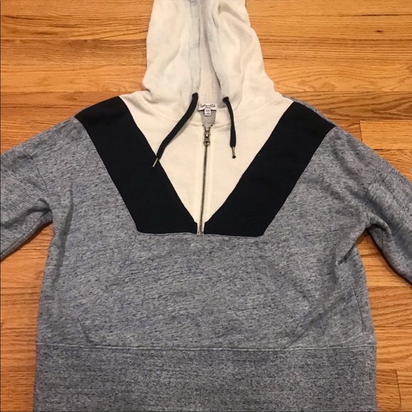 Splendid cropped zip sweatshirt - size small - Picture 8 of 8